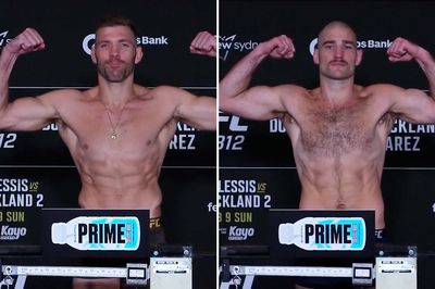 UFC 312 video: Dricus Du Plessis, Sean Strickland make weight for title rematch