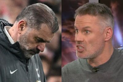 'Accrington were better': Jamie Carragher issues brutal verdict on Tottenham after Liverpool thumping