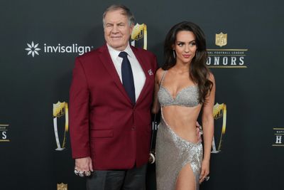 Bill Belichick’s girlfriend Jordon Hudson wore a huge ring on the NFL Honors red carpet