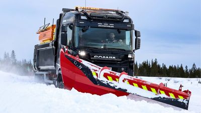 Driving a Snow Plow Rocks