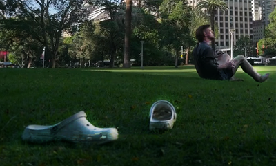 UFC 312 ‘Embedded,’ No. 5: Jimmy Crute rocks out with his Crocs out in Sydney park