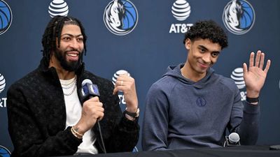 Anthony Davis Adorably Made Sure Max Christie Felt Included in Mavs Intro Presser