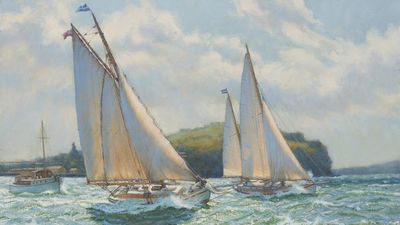 Vintage boat sailors resurrect duel of the Tasman ages