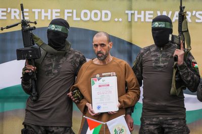 Israeli hostage family criticise ‘grotesque spectacle’ of Hamas release