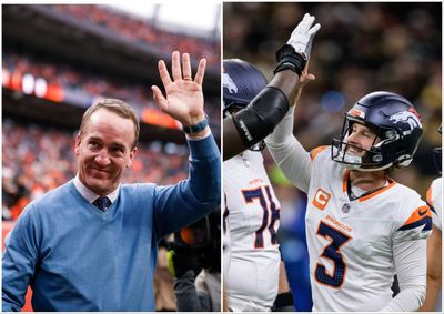 Peyton Manning has been practicing kicks at Broncos’ facility with help from Wil Lutz