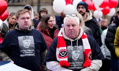 Hundreds join Sheffield march for boy fatally stabbed at school