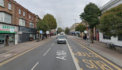 Woman dies after horror crash between car and bus in east London