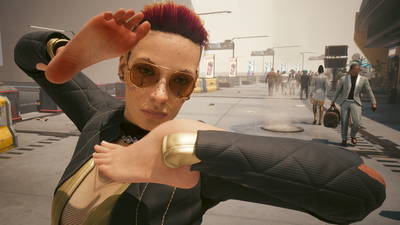 I spent too long playing the Cyberpunk 2077 mod that turns V's hands into feet, and now I genuinely think it's what's great about PC gaming