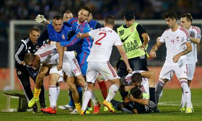 Serbia and Albania move on from ‘drone’ game but tensions still simmer