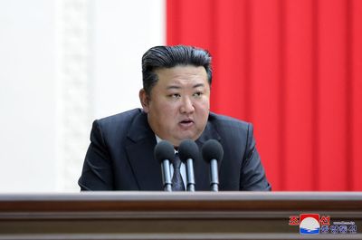 Kim Jong Un condemns US, Japan and South Korea military ties and vows nuclear countermeasures