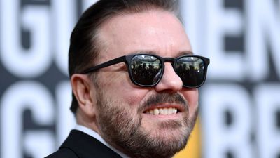 Ricky Gervais' traditional living room features the 'undisputed neutral that will never go out of style' – it is a perennial favorite for a reason