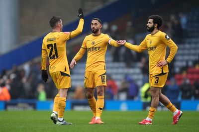 Matheus Cunha on target as Wolves progress in FA Cup with win at Blackburn