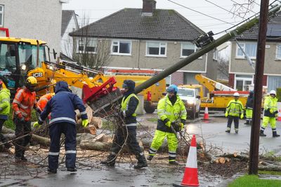 Storm Eowyn: 1,500 premises still without power in Ireland