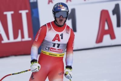 Swiss Skier Franjo Von Allmen Wins Downhill Gold