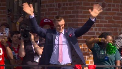 Tom Brady Throws a Nostalgic Pass to Rob Gronkowski Across Bourbon Street