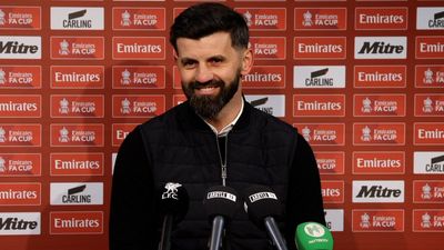 Plymouth manager Miron Muslic reacts to historic win against Liverpool