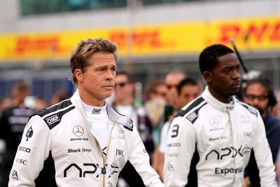 Brad Pitt pushes his car to the limit in new Super Bowl teaser clip for F1 film