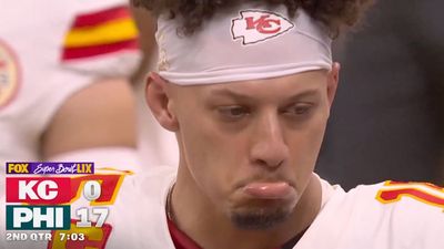 Patrick Mahomes Had Saddest Reaction After Throwing Pick-Six to Eagles' Cooper DeJean