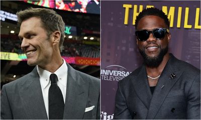 Tom Brady roasted Kevin Hart during the 2025 Super Bowl broadcast