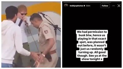 Ed Sheeran's performance STOPPED; Bengaluru DCP claims appeal was 'rejected': Church Street becomes too congested