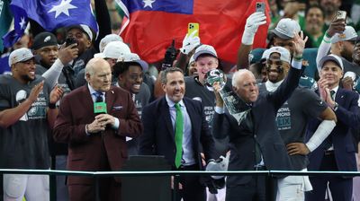 NFL fans were livid after Terry Bradshaw and Fox botched the Eagles’ Super Bowl trophy presentation