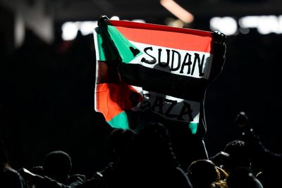 Super Bowl halftime performer detained after unfurling Sudan-Palestine flag