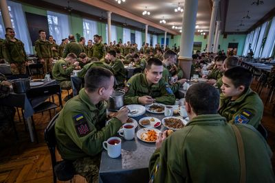 Ukraine’s teen soldiers: the cadets who hold the country’s future in their hands