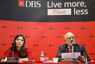 DBS is setting aside $23.6 million to reward staff for bank’s “record performance”