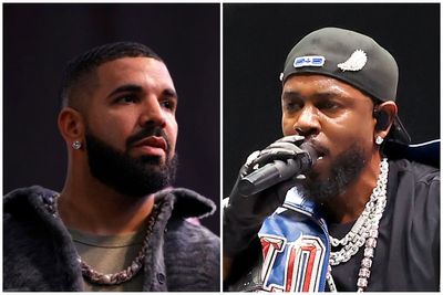 Where was Drake during Kendrick Lamar’s Super Bowl halftime show and how did he react?