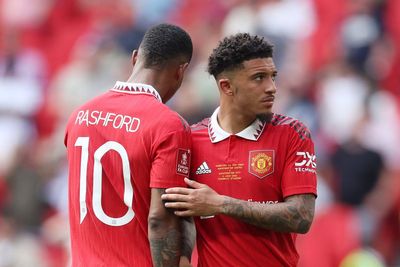 Jadon Sancho makes subtle Man Utd dig after Marcus Rashford’s Aston Villa debut