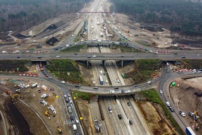 Major M25 project causing severe congestion is delayed by ‘extreme weather’