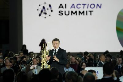 ‘Long live AI’: Macron pitches France as place to build AI over UK and US