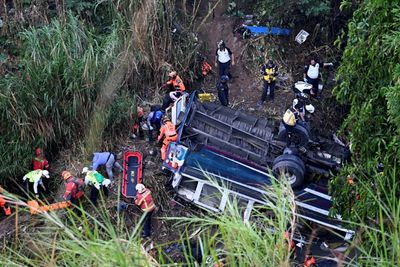 At Least 55 Dead After Guatemala Bus Plunges Into Ravine