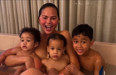 Chrissy Teigen brushes off mum-shaming trolls