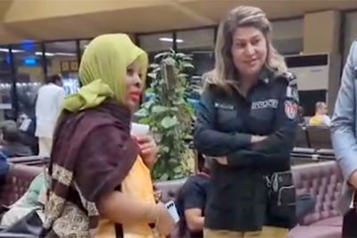 American woman who went viral after flying to Pakistan to marry teenager finally leaves country