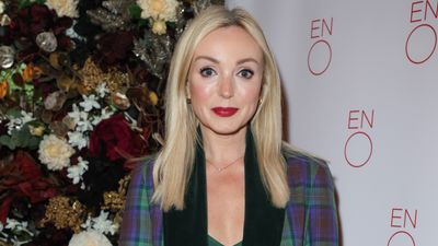 Helen George’s tartan coat was a chic way to wear this ageless trend in winter