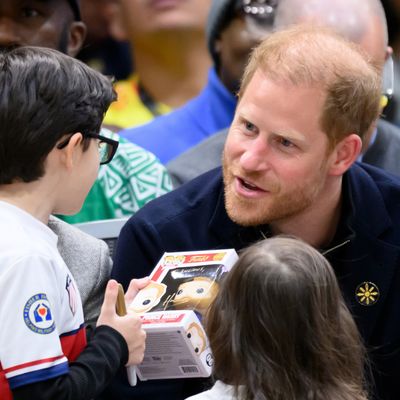 Prince Harry Came Face to Face With a Funko Pop of Himself in a Sweet Moment with Kids at Invictus Games