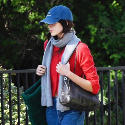 Kaia Gerber Refines Her Winter Outfit Formula With a Controversial Denim Trend and Soccer Cleat Sneakers