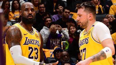 Cameras Caught LeBron’s Inspiring, NSFW Message to Luka Doncic Ahead of Lakers Debut