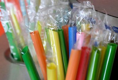 Trump signs order to bring back plastic straws, claiming paper ones ‘explode’