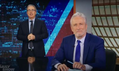 John Oliver to Jon Stewart: ‘Let me be the first to welcome America to its monarchy era’