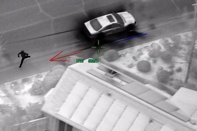 Watch police chase sex-trafficking suspect after teenage victim jumps from moving vehicle