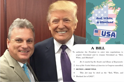 Congressman Introduces 'Embarrassing' Bill to Rename Greenland 'Red White & Blueland' as Trump Aims to Purchase Island