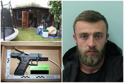 Man who converted guns for criminals in back garden shed in east London jailed for 10 years