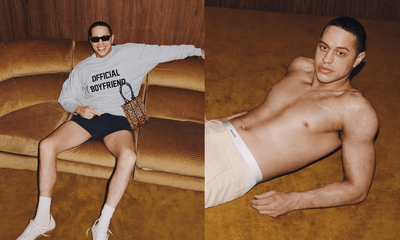 Pete Davidson Reveals His Tattoo-Free (And Lowkey Jacked) Torso In New Ad Campaign