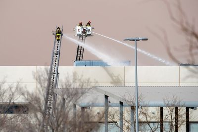 Large fire erupts near El Paso, Texas, international airport, injuring 5