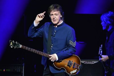 ‘I can’t believe we’re here’: Paul McCartney stuns New York with surprise gig at the Bowery