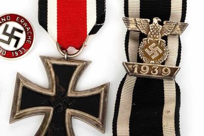 Auction house defends the inclusion of Nazi items in sale of militaria