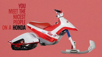 This Honda Snow Bike Is a Super Rare Super Cub, and It Can Now Be Yours