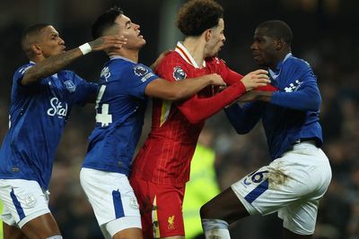 Everton deny Liverpool as Merseyside derby ends in chaos – as it happened